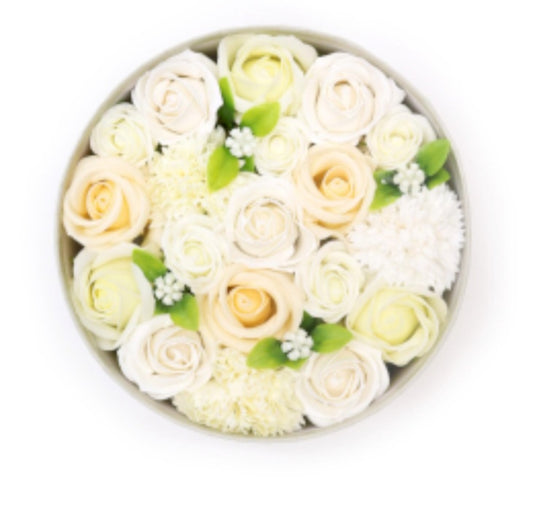 Round Box - Wedding Blessings - White & Ivory