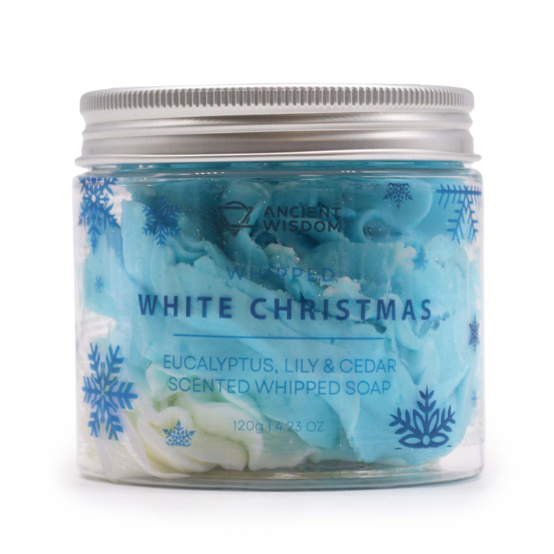 White Christmas Whipped Soap 120g