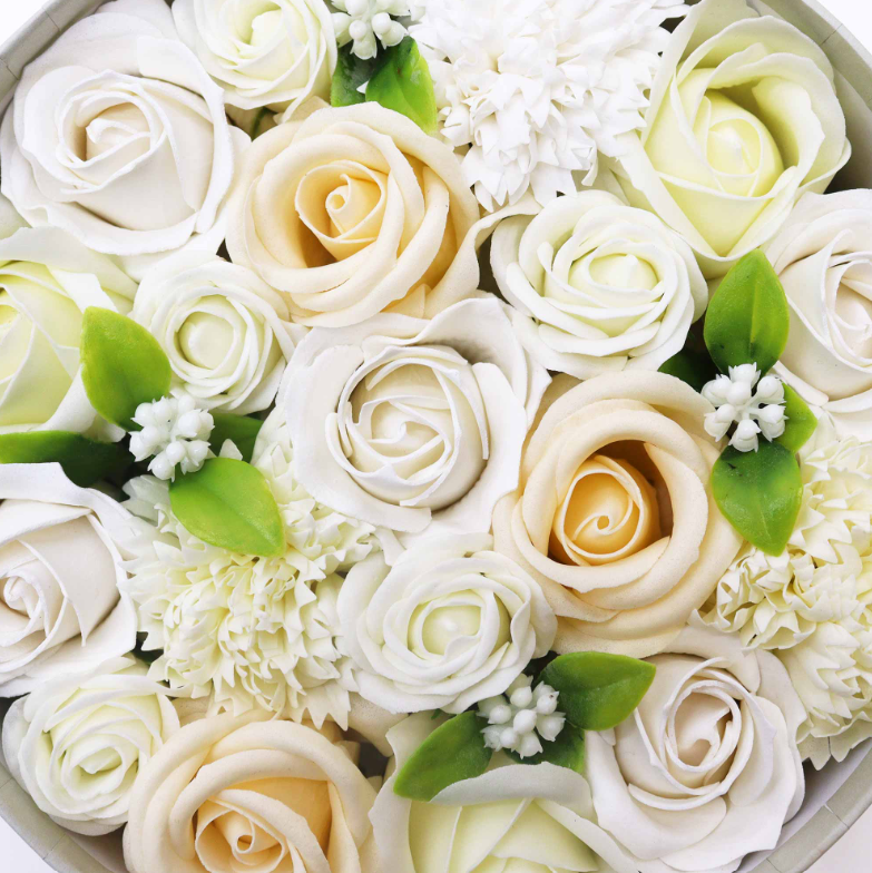 Round Box - Wedding Blessings - White & Ivory